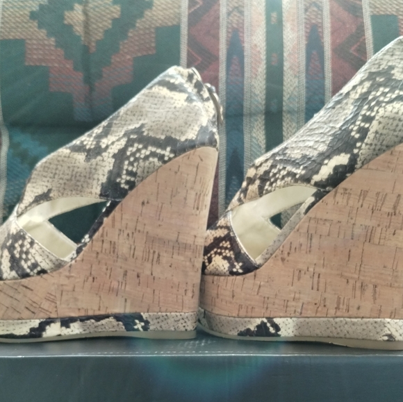 PELLE MODA PLATFORMS NATURAL PYTHON - Picture 7 of 7